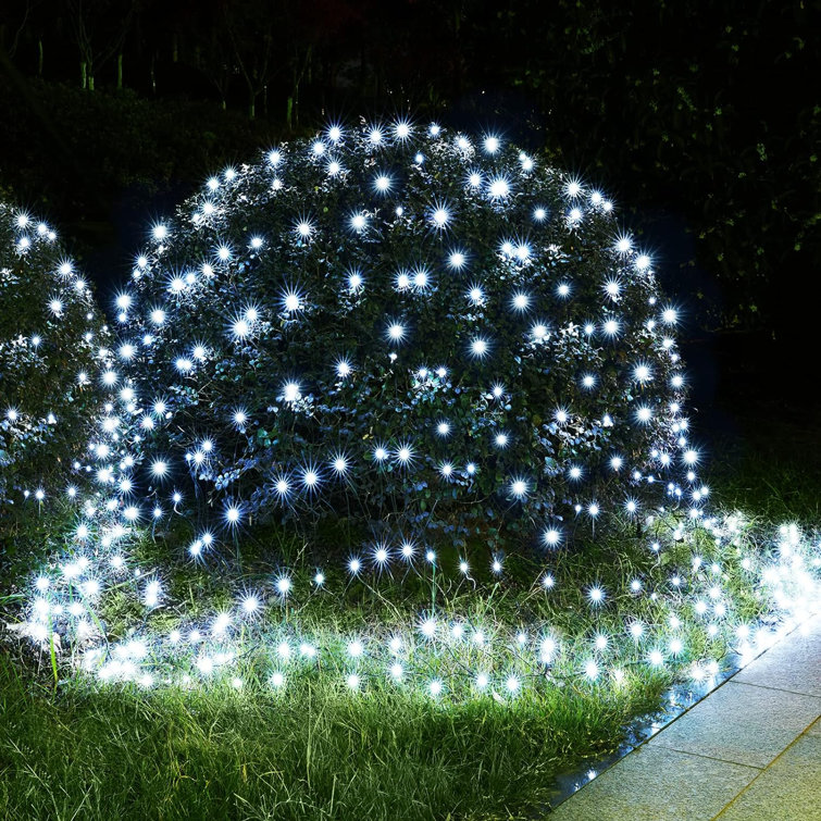 Christmas Net Lights 360 LED 9.8Ft X 6.6Ft Outdoor Christmas Bush Lights With 8 Modes Timer Connectable Waterproof And Durable Green Wire For